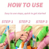 Heatless Spiral Hair Curler Set