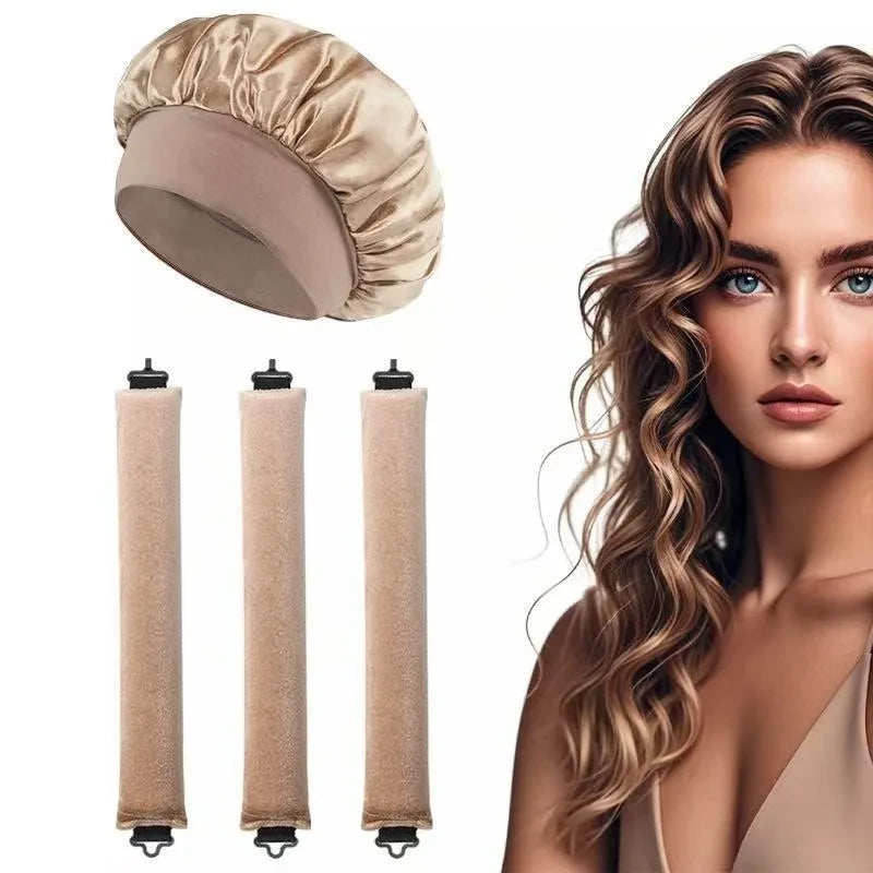 Heatless Sleep Curling Headband Set