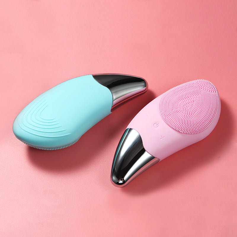 Ultrasonic Silicone Facial Cleansing Device – Salon-Level Clean at Home