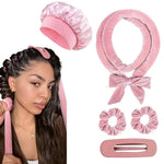 Satin Heatless Hair Curler Set