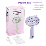 Rechargeable Steam Hair Brush