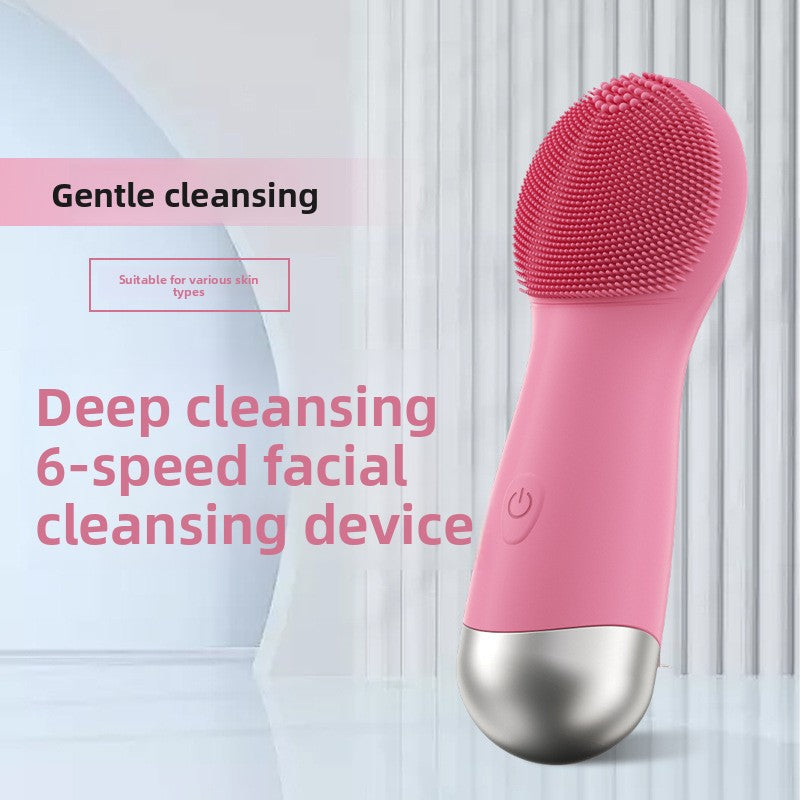 Electric Silicone Facial Cleansing Device – Cleaner Skin in 60 Seconds