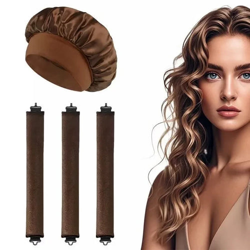 Heatless Sleep Curling Headband Set