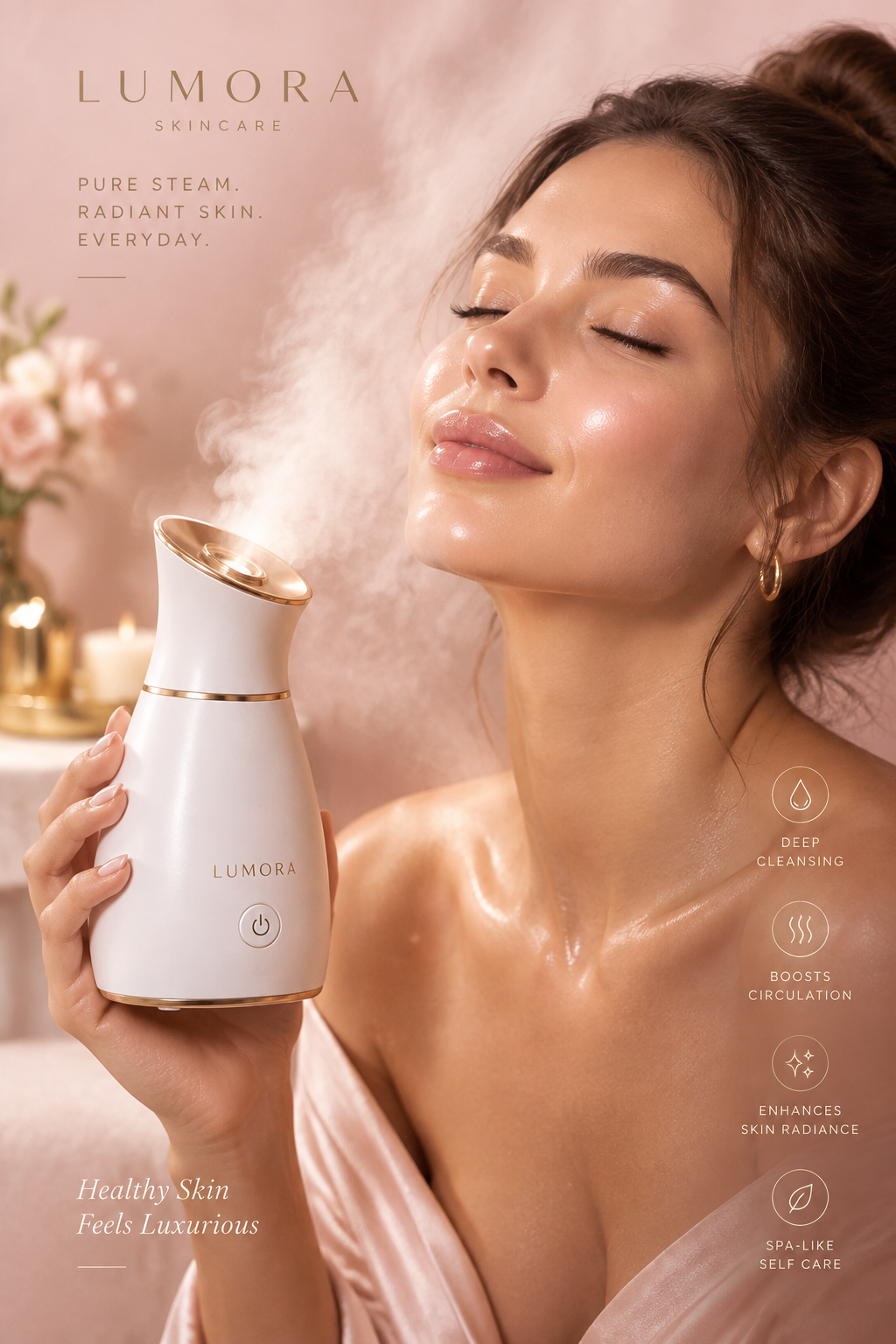 Facial Steamer – Spa-Grade Hydration & Deep Pore Cleansing at Home